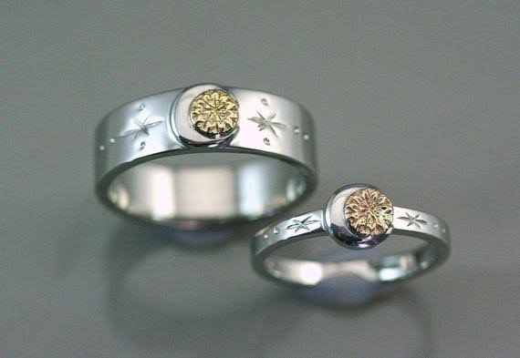 月と星の世界をふたりの結婚指輪にデザインした15のオーダーリング 千葉 柏で結婚指輪をオーダーメイドするならヨーアンドマーレ
